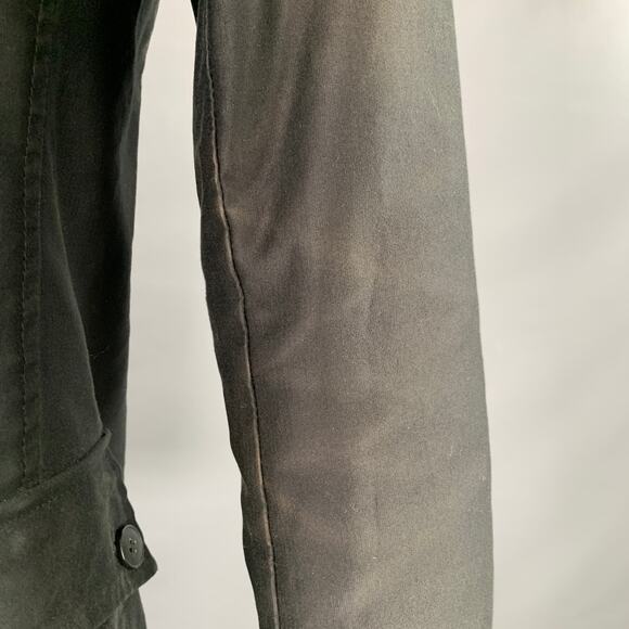 TAKEO KIKUCHI Size L Black Cotton Zip Up Coat - Picture 7 of 11